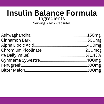 Insulin Balance Formula